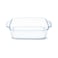 BOROSIL SQUARE DISH WITH HANDLE W/O LID 1.6 LTR   Extra-Large Borosilicate Oven Proof, Casserole Pan, Roasting Dish, Heatproof Kitchen Serveware &amp; Family-Size Baking Dish, DSHEX0048