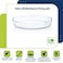 BOROSIL OVAL BAKING DISH 4.0 LTR   Extra-Large Borosilicate Oven Proof, Casserole Pan, Roasting Dish, Heatproof Kitchen Serveware &amp; Family-Size Baking Dish, DSHEX0042