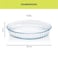 Borosil Fluted Baking Dish 1.2 Liter made with Borosilicate Glass   Oven, Microwave &amp; Dishwasher Safe Pie &amp; Quiche Dish   Heat Resistant Bakeware for Cooking &amp; Serving, DSHEX0035