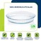 Borosil Fluted Baking Dish 1.2 Liter made with Borosilicate Glass   Oven, Microwave &amp; Dishwasher Safe Pie &amp; Quiche Dish   Heat Resistant Bakeware for Cooking &amp; Serving, DSHEX0035