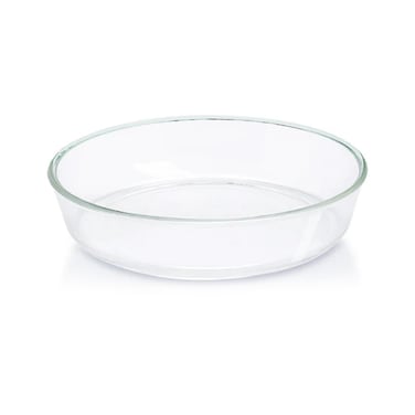 BOROSIL ROUND BAKING DISH 2.0 LTR   Borosilicate Oven Proof, Family-Size Baking Dish, Heatproof Casserole Pan &amp; Multi-Purpose Kitchen Serveware, DSHEX0046