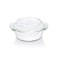 Borosil ROUND CASSEROLE WITH LID 1.0 LTR   Borosilicate Oven Proof, Casserole Pan, Serving Bowl, Heat-Resistant Kitchen Cookware &amp; Family-Size Baking Dish, BGFGBCAS0003