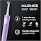 Oral B Vitality 300 Rechargeable Toothbrush with CrossAction Brush Head, 3 Cleaning Modes &amp; 2 Minutes Built-in Timer D103.413.3 Lilac
