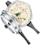 Prestige Popular Plus Svachh Aluminium 7.5 L Pressure Cooker Controls Spillage Metallic Safety Plug Gas And Induction Compatible Silver  5 Years Warranty