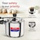 Prestige Nakshatra Essential Svachh Stainless Steel Pressure Cookers(3L, Silver, Tri-Ply Bottom, Inner Lid)