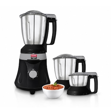 Prestige Element Tuff Mixer Grinder With 3 Jars 1200W Max - 2850Ml - Black   PR43191