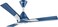 Orient 56" Wendy Azure Blue Silver Ceiling Fan 5 Speed Electronic Regulator