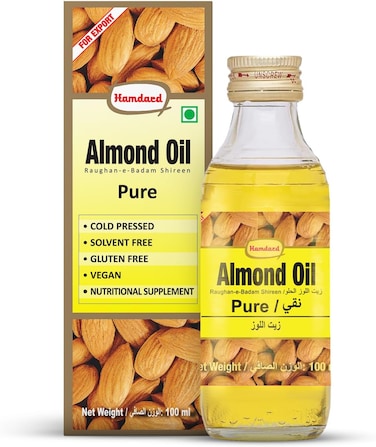 Hamdard 100% Pure Almond Oil (Raughan-E-Badam Shireen) 100ml