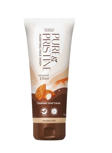 PURE &amp; PRISTINE Purifying Face Wash 170g &ndash; Almond Oil &amp; Papaya, Gentle Cleanser for Clear Glowing Skin