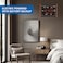 Ajanta Digital Wall Clock &ndash; Large LED Display with Modern Brown Plastic Body &ndash; 117W x 19.6L x 13H Inches &ndash; Stylish Digital Clock for Home, Office &amp; Reception Areas (Model DC-037)