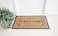 ORCHID MOULDED PANAMA NATURAL COIR DOORMAT 45X75 CM