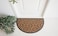 ORCHID MOULDED PANAMA NATURAL COIR DOORMAT 45X75 CM
