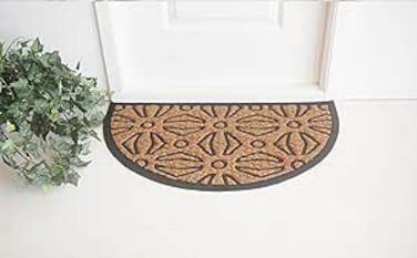 ORCHID MOULDED PANAMA NATURAL COIR DOORMAT 45X75 CM
