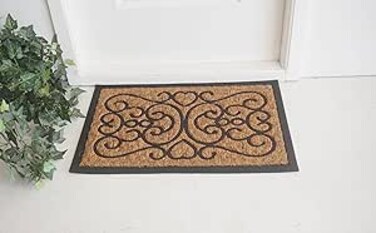 ORCHID MOULDED PANAMA NATURAL COIR DOORMAT 40X60 CM