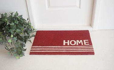 ORCHID HOME BLEACH PRINTED COIR NON SLIP DOORMAT 40X60 CM