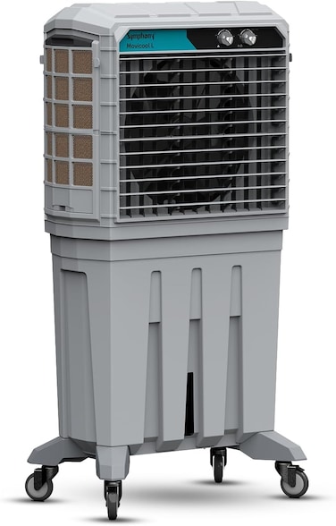 Symphony Movicool L200i -3-Wind Speeds, Evaporative 200LWater Tank 120&deg;Oscillation for Outdoor &amp; Indoor Use, Knob Control Swamp Cooler Portable Quiet Performance And Powerful Air Flow