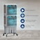 Symphony Double Decker Commercial Air Cooler, 125L Water Tank Capacity, Power full 20M Air Flow, Water Level Indicator, Dust Filter, Power Full 3 Speed Fan, Movicool DD 125