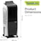 Symphony Diet 3D 30i Tower Air Cooler 30L with remote Tower Fan With Refilling Water Tank For Convenient Cooling Oscillating 80&deg;Natural &amp; Humidification Mode For Home/Office