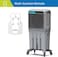 Symphony Movicool L125i - 3-Speed Evaporative Cooler, Large 125L Capacity, Air Cooler, Fan Humidifier With LED Display Digital Control With Remote Oscillation/3 Speeds&amp; Cool Modes