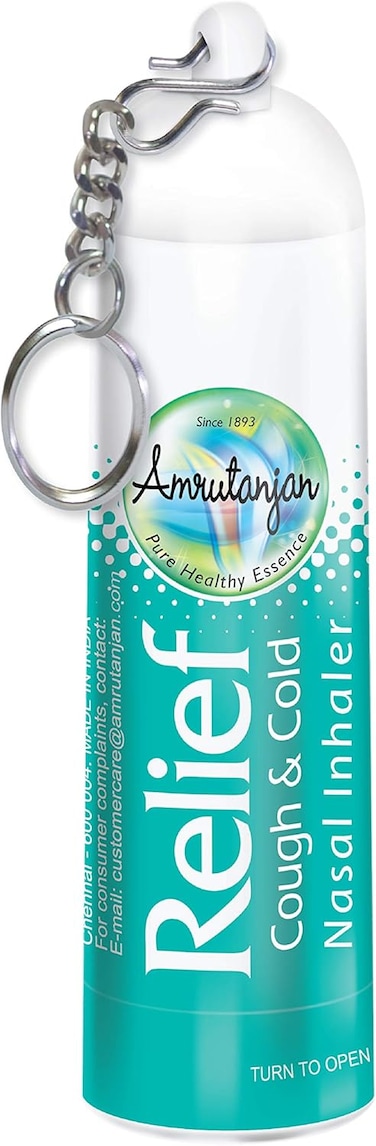 Amrutanjan Relief Cough &amp; Cold Nasal Inhaler - Fast Relief From Nasal Congestion - 0.75 G