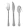 WNA Reflections Plastic Silverware, 160 Pieces