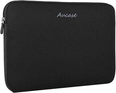Aucase 11.6-13 Laptop Sleeve Compatible with New Macbook Air, Macbook Pro 13, Microsoft pro 4, Chromebook Notebook 11.6 13, Water Repellent Neoprene Protective Bag, Black
