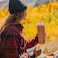 bottlebottle BOTTLE BOTTLE Insulated Water Bottle with Straw and Handle for School Car Sports Home Office 26oz Leak Proof Water Bottles(Peach)