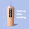 bottlebottle BOTTLE BOTTLE Insulated Water Bottle with Straw and Handle for School Car Sports Home Office 26oz Leak Proof Water Bottles(Peach)