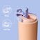 bottlebottle BOTTLE BOTTLE Insulated Water Bottle with Straw and Handle for School Car Sports Home Office 26oz Leak Proof Water Bottles(Peach)