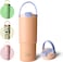 bottlebottle BOTTLE BOTTLE Insulated Water Bottle with Straw and Handle for School Car Sports Home Office 26oz Leak Proof Water Bottles(Peach)