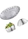 Duomama Stainless Steel Vegetable Steamer Basket - Expandable, Collapsible, Fits 5.3" to 8.6" Pots - Easy Cooking, Healthy Meals, Convenient Storage - Metal Steaming Insert for Veggies