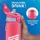 MILTON 1000ml Motivational Water Bottle with Straw &amp; Capacity Marker (Never Give Up) &ndash; Unbreakable, BPA-Free Plastic Drinking Bottle for Gym, Sports, &amp; Camping for Kids, Men &amp; Women - Gen'Z - Red