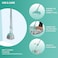 Spotzero by MILTON Spin Mop and Bucket with 2 Microfiber Refill, Liquid Dispenser, Wringer Set - Extendable Handle 360&deg; Spinning Mop for Floor Cleaning, ممسحة ارضيات - Royale - Aqua Green