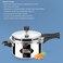 Milton Pro Cook Aluminium Induction Bottom Pressure Cooker With Outer Lid, 5 Litre, Silver, Gasket Release System, Food Safe, Induction, Hot Plate, Flame Safe, Premium Bakelite Handle, Safety Valve