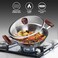 Milton Procook Triply Stainless Steel 4 Pc Cookware Set, Tea Pan 16cm, Fry Pan 22cm, Wok/Kadai with Lid 24cm, Wooden Handle, Induction &amp; Gas Ready, Even &amp; Fast Heating
