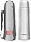 MILTON 500ml Thermosteel Flask with Jacket, Keeps Drinks Hot and Cold for 24 Hours, 18/8 Stainless Steel, Double-Walled Vacuum Insulated Water Bottle with Inner Copper Coating - Plain Lid - Silver