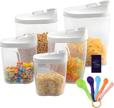 Milton Plastic Containers With Airtight Lids, Food Grade, Pantry Organizers, Spice Pet Jars, Masala Boxes For Kitchen &amp; Home Storage, (6 X 230ml, 6 X 600ml, 6 X 1.18L) Set Of 18 - Vitro - Wine Red