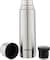 MILTON 1000ml Thermosteel Flask with Jacket, Keeps Drinks Hot and Cold for 24 Hours, 18/8 Stainless Steel, Double-Walled Vacuum Insulated Water Bottle with Inner Copper Coating - Plain Lid - Silver
