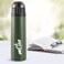 MILTON 750ml Vacuum Insulated Water Bottle with One Touch Safety Lock, Stainless Steel, Keeps Drinks Hot and Cold for 24 Hours, Double-Walled Thermos Flask with Inner Copper Coating - Crown - Green