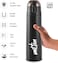 MILTON 750ml Vacuum Insulated Water Bottle with One Touch Safety Lock, Stainless Steel, Keeps Drinks Hot and Cold for 24 Hours, Double-Walled Thermos Flask with Inner Copper Coating - Crown - Black