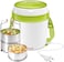 Milton Euroline Futron Tiffin Stainless Steel Tiffin Box Set, 360ml/180mm, Set of 3, Green