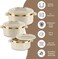 Milton Curve Jr. Inner Stainless Steel Casserole Set of 3 (450 ml, 840 ml, 1300 ml), Ivory BPA Free Food Grade Easy to Carry Easy to Store Chapati Roti Curd Maker