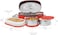 Milton Executive Lunch Insulated Tiffin, 2 Containers, 280 ml each, 1 Container, 500 ml, Red   Microwave Safe   Easy to carry   Leak proof   Stainless Steel &amp; Plastic    Insulated Tiffin   Hot Food