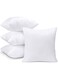 4 Pcs Cushion Inserts Set,Bedding Throw Pillow Inserts,Cushion Fillers,Soft and Fluffy,Wear-Resistant and Durable,for Sofa, Couch, Chair and Bed,40*40cm