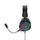Intex IT-311-RGB GameTime Pro Gaming Headset 7.1 Stereo HiFi RGB Light Detachable Mic 50mm Driver Noise Isolation Over Ear Headphones for PC PS5 PS4 Black