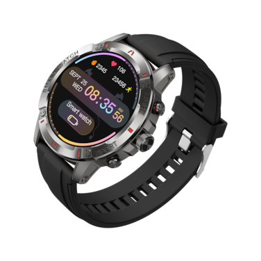 ساعة INTEX Fitfirst Air PRO الذكية، مكالمات بلوتوث، مقاومة للغبار والماء IP67، مراقبة الإجهاد ومعدل ضربات القلب، مراقبة أكثر من 100 ساعة، نمط قائمة 5 واجهة مستخدم، للرجال والنساء