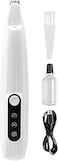 Azonee Pet Grooming Clippers, Easy Use Rechargeable Dog Paw Trimmer, Speedy Cutting Waterproof Cordless Cat Small Dogs Shaver Small Electric Pet Clippers for Grooming (White)