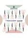 12pc Multipurpose Kitchen Scissors Set, 3 Colors 4 Pieces of Each
