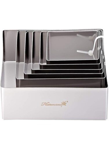 Harmony Set of 6 Cookie Cutter, Grey