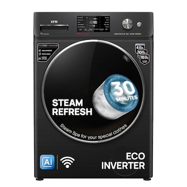 IFB 10 Kg Front Load Washing Machine, 1400 RPM, AI Powered, Steam Wash, Inverter Motor &ndash; Executive Plus BXN 1014KH